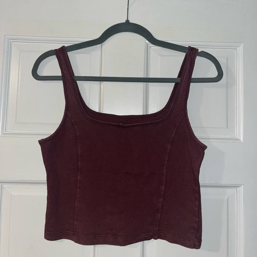 Aerie Maroon Tank Top